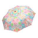 Japanese Pattern Textile Tri-Folding Umbrella - Dreamy and Longing Treasure Box