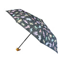 Japanese-patterned textile three-fold umbrella - Choju Kyokin Giga/Sumi (Japanese textile three-fold umbrella - Choju Kyokin Giga/Sumi)
