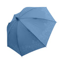 Natural Bamboo Long Parasol - Daffodil/Blue 