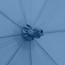 Natural Bamboo Long Parasol - Daffodil/Blue 