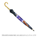 和柄テキスタイル 天然竹16本骨長傘‐鯉の滝登り／錦