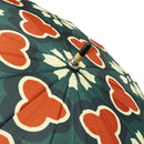 Japanese Pattern Textile: Natural Bamboo 16-Rib Long Umbrella - Kikubishi/Roman 
