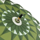 Japanese Pattern Textile: Natural Bamboo 16-Rib Long Umbrella - Scale Pattern / Susuyanagi (Japanese Textile Style: Natural Bamboo 16-Rib Long Umbrella - Scale Pattern / Susuyanagi) 