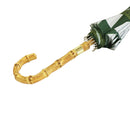 Japanese Pattern Textile: Natural Bamboo 16-Rib Long Umbrella - Scale Pattern / Susuyanagi (Japanese Textile Style: Natural Bamboo 16-Rib Long Umbrella - Scale Pattern / Susuyanagi) 