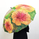 Japanese Pattern Textile 16-rib Long Umbrella - Colorful Tropical Plants - Buddha Mulberry 