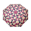 Japanese Pattern Textile Three-Folding Umbrella - Yoi Sakura (Evening Cherry Blossoms) 