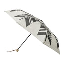 Japanese Pattern Textile Three-Folding Umbrella - Yagurumamon/Sumi (Japanese ink) 