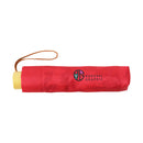 Japanese Pattern Textile Three-Folding Umbrella - Glass Chrysanthemum/Karakurenai 