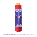 Japanese Pattern Textile Three-Folding Umbrella - Glass Chrysanthemum/Karakurenai 