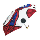 Japanese Pattern Textile Three-Folding Umbrella - Inuhariko 