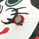 Japanese Pattern Textile Three-Folding Umbrella - Inuhariko 