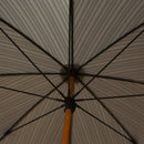 Japanese Pattern Textile Natural Bamboo Bat Umbrella/Black 