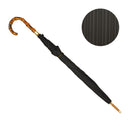 Japanese Pattern Textile Natural Bamboo Bat Umbrella/Black 