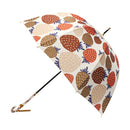 Round roof deep umbrella - strawberry/pure white (dome umbrella - strawberry/pure white) 