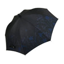 Pure black natural bamboo parasol - lily 