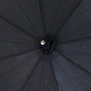 Pure black natural bamboo parasol - lily 