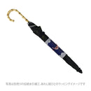 天然竹純黒日傘‐彼岸花