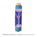 和柄テキスタイル 三つ折り畳み傘‐躑躅／スカイブルー
