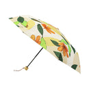 Japanese Pattern Textile Three-Folding Umbrella - Azalea/Beige 