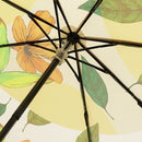 Japanese Pattern Textile Three-Folding Umbrella - Azalea/Beige 
