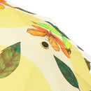 Japanese Pattern Textile Three-Folding Umbrella - Azalea/Beige 