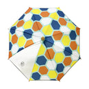 Safe transparent children's umbrella - baby pattern 