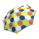 Safe transparent children's umbrella - baby pattern 