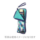 Japanese Pattern Textile Folding Umbrella Case - Mesh/Navy Blue (Japanese Pattern Textile Folding Umbrella Case - Mesh/Navy Blue) 