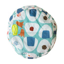 Japanese Pattern Textile Reversible Rain Hat - Small Rice Ball / 55cm 