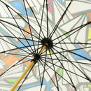 "Jay Shogo" Japanese Pattern Textile 16-Piece Long Umbrella - PAPER PLANES 