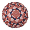 Japanese Pattern Textile 16-Rib Long Umbrella - Kaleidoscope/Red 