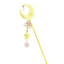 Princess Kaguya crescent moon hairpin