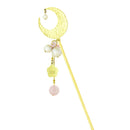 Princess Kaguya crescent moon hairpin