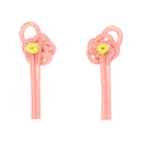 Traditional Mizuhiki Earrings - Plum Blossoms 