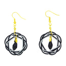 Traditional Mizuhiki Earrings - Aioi Musubi 