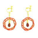 Traditional Mizuhiki Earrings - Aioi Musubi 