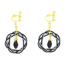 Traditional Mizuhiki Earrings - Aioi Musubi 