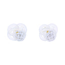 Traditional Mizuhiki Earrings - Double Rape Blossoms 