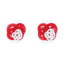 Traditional Mizuhiki Earrings - Double Rape Blossoms 