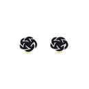 Traditional Mizuhiki Earrings - Two-Colored Plum Blossoms 