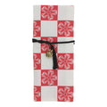 Hairpin bag - cherry blossom checkered pattern