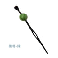 Colorful and glossy jeweled hairpin - Odama