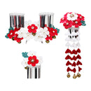 <Traditional Thumb Hairpin> Shichigosan Tama Ume Kanzashi