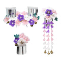 <Traditional Thumb Hairpin> Shichigosan Tama Ume Kanzashi