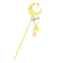 Princess Kaguya crescent moon hairpin