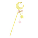 Princess Kaguya crescent moon hairpin
