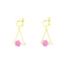 Traditional Mizuhiki Earrings - Awaji Tama Pearl 