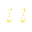 Traditional Mizuhiki Earrings - Awaji Tama Pearl 