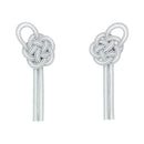 Traditional Mizuhiki Earrings - Plum Blossoms 