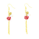Traditional Mizuhiki Earrings - Yose Awajidama 